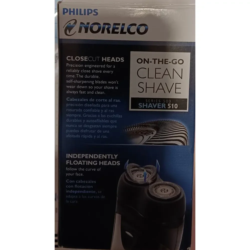 Philips Norelco Shaver 510 (Series 500), On-the-go travel electric shaver NEW